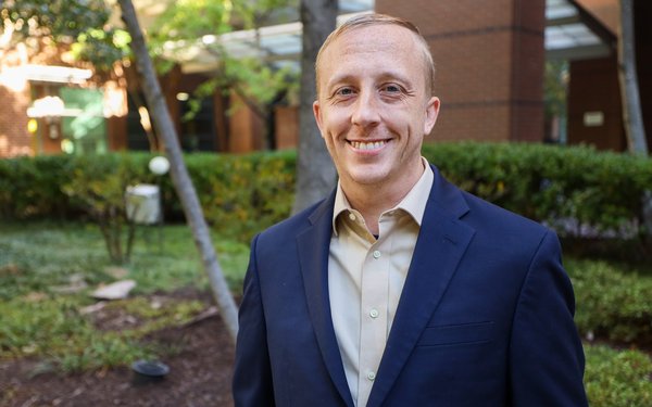 Joe Zerkus poses outside