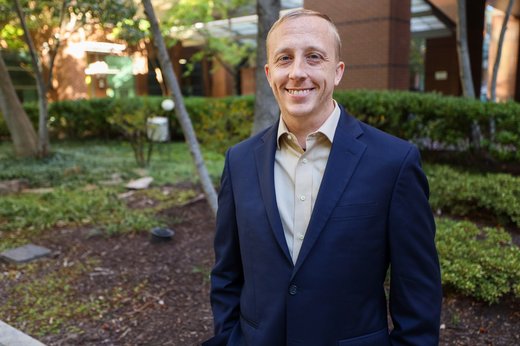 Joe Zerkus poses outside