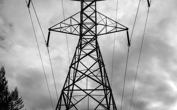 An image of a transmission line